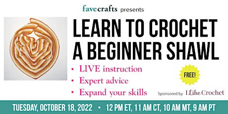 Learn to Crochet a Beginner Shawl