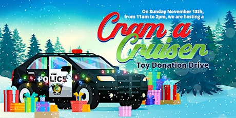 4th Annual Cram-a-Cruiser Toy Drive for Miracle on Main Street