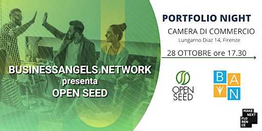BUSINESSANGELS.NETWORK presenta Open Seed Portfolio Night