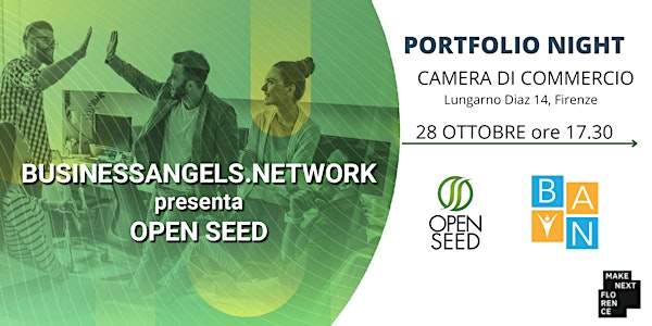 BUSINESSANGELS.NETWORK presenta Open Seed Portfolio Night