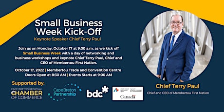 Small Business Week Kick-Off with Chief Terry Paul