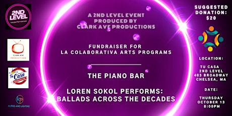 The Piano Bar Fundraiser: Loren Sokol Performs Ballads across the Decades