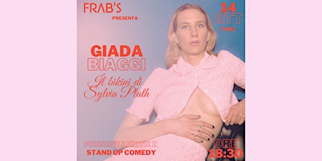 Stand Up Comedy e presentazione "Il bikini di Sylvia Plath" di Giada Biaggi