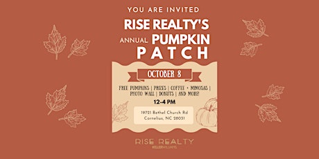 Rise Realty's Annual Pumpkin Patch!!!