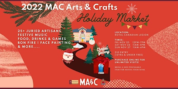 2022 MAC Arts & Crafts Holiday Market