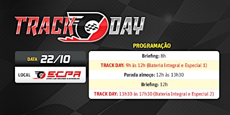 Imagem principal do evento TRACK DAY ECPA