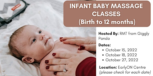 INFANT MASSAGE- Birth to 12 months of age