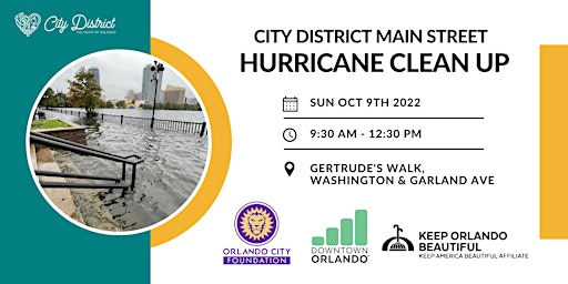 City District Main Street: Hurricane Cleanup & Bar Crawl primary image