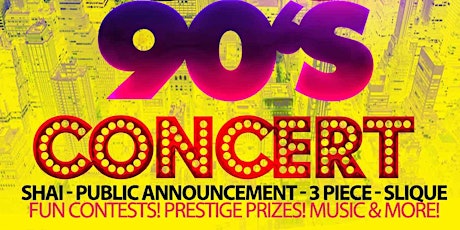 Shai, Public Announcement, 3 Piece, & Slique LIVE in Concert - Chicago Area primary image