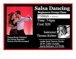 Salsa Class - Fridays at 7 pm