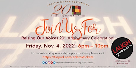 Raising Our Voices 20th Anniversary Celebration!