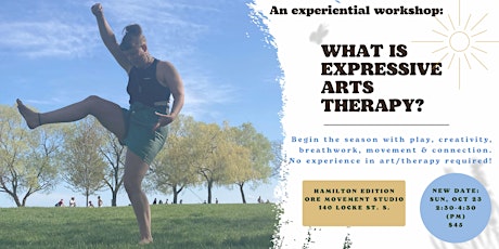 An Experiential workshop: “What is Expressive Arts Therapy?” (Hamilton, ON)