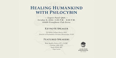 Healing Humankind with Psilocybin - Expert Panel Q & A