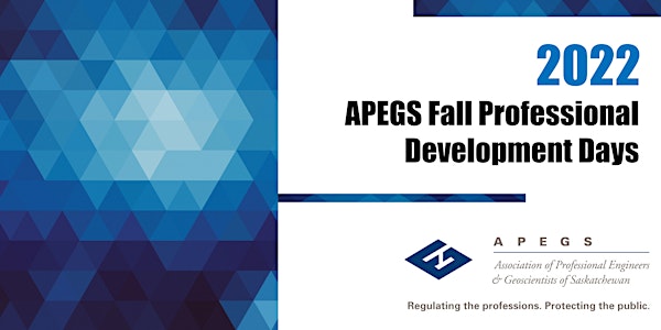 APEGS Fall PD Days - The Ins and Outs of the APEGS CPD Program