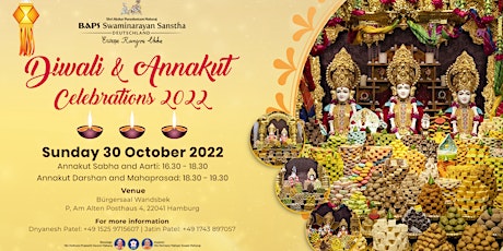 BAPS  Diwali And Annakut Celebration Hamburg