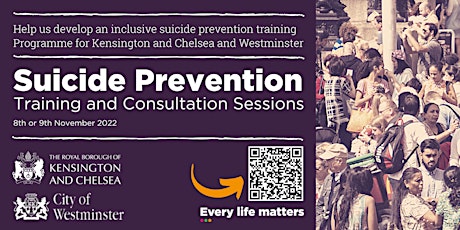 Suicide Prevention  - Training Consultation Event  - Kensington Town Hall