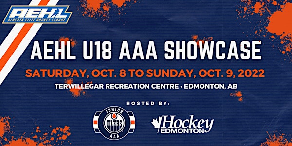 AEHL U18 AAA Showcase 2022 - Hosted by the Edmonton Junior Oilers