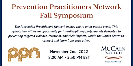 Prevention Practitioners Network Fall Symposium