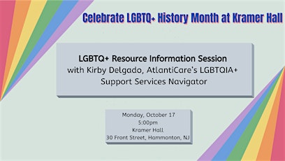 LGBTQ+ Resource Information Session