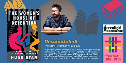 Brooklyn Author Series: Hugh Ryan, The Women's House of Detention