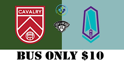 BUS ONLY - Saturday October 15th, 2022 CAVALRY Play off Match TIME TBA