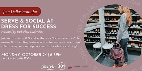 Dallasites101 Serve & Social at Dress for Success