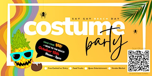 Say GAY-BEACH Day - Costume Party!
