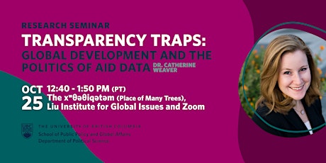 Transparency Traps: Global Development and the Politics of Aid Data
