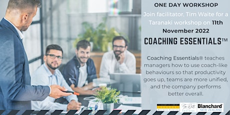 Coaching Essentials – 9th November 2022 (Taranaki)