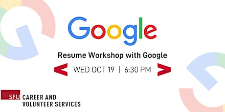 Resume Workshop with Google