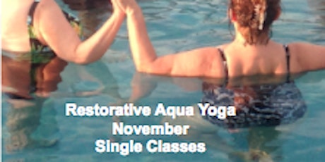 Restorative Aqua Yoga Single Classes November primary image