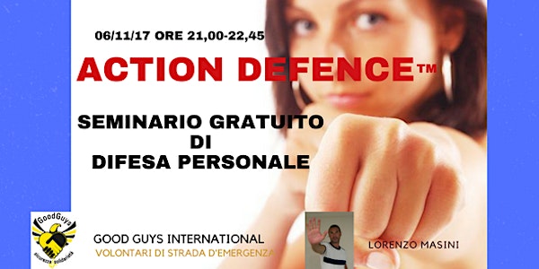 SEMINARIO DIFESA PERSONALE ACTION DEFENSE tm