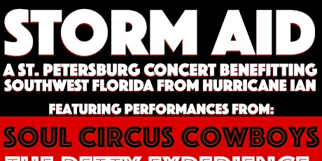 STORM AID: A St. Petersburg Concert Benefitting SWFL from Hurricane Ian