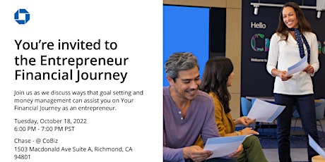 Entrepreneur Financial Journey - With JPM Chase & NBEP