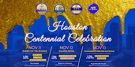 Houston SGRho Centennial Celebration Weekend