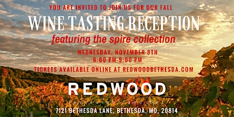 Wine Tasting Reception Featuring the Spire Collection  primary image