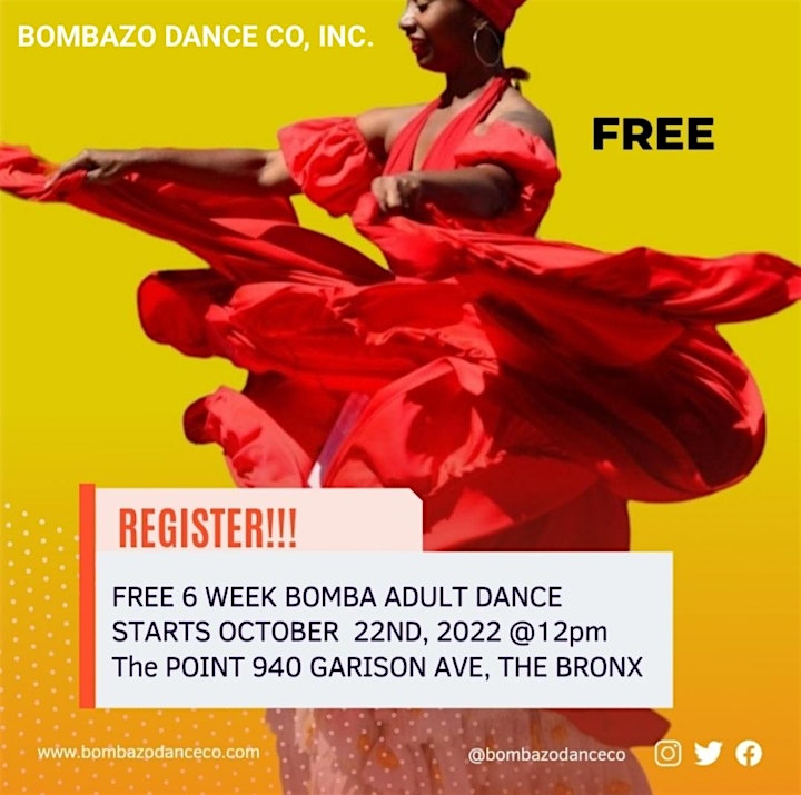 Free 6 week Bomba Dance Workshop with Bombazo Dance Co image