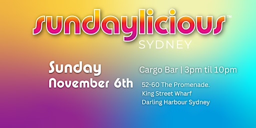Sundaylicious Sydney | November 6th