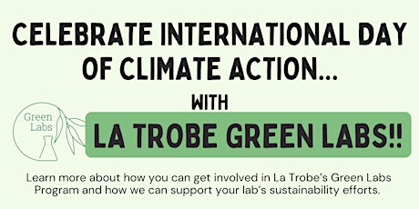 La Trobe Green Labs' International Day of Climate Action Morning Tea