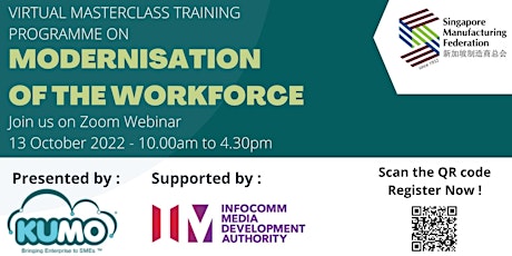 [Invitation] Training Program on Modernisation of your Workforce primary image