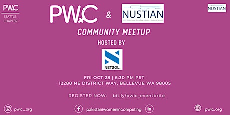 PWIC Seattle & NUSTIAN Community Meetup hosted by NETSOL