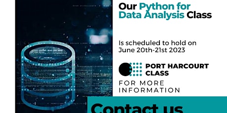 Python for Data Analysis Training