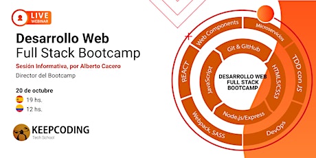 Imagen principal de Sesión informativa: Desarrollo Web Full Stack Bootcamp