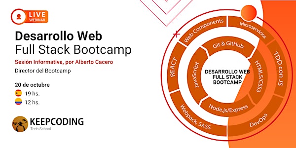 Sesión informativa: Desarrollo Web Full Stack Bootcamp