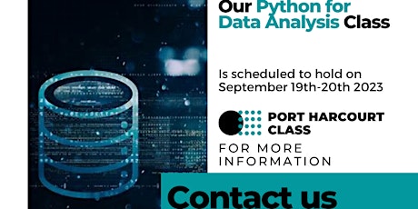 Python for Data Analysis Training