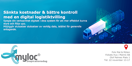 Primaire afbeelding van Sänkta kostnader & bättre kontroll med en digital logistiktvilling