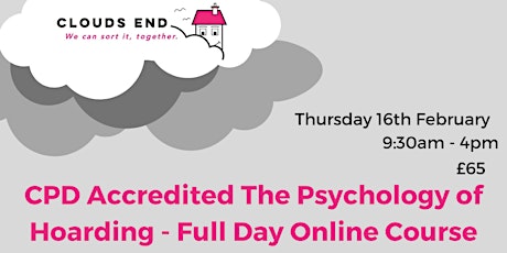 CPD Accredited The Psychology of Hoarding
