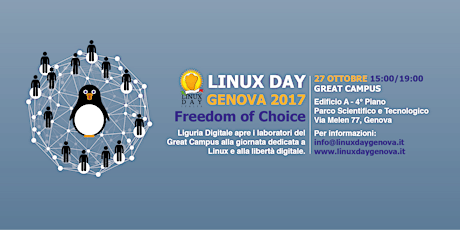 Immagine principale di Linux Day Genova 2017 