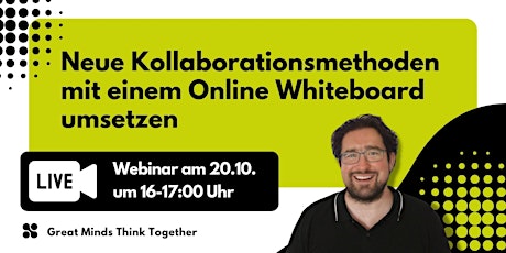 Hauptbild für Neue Kollaborationsmethoden mit einem Online Whiteboard umsetzen