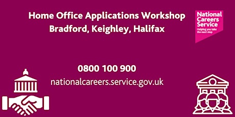 Home Office Recruitment Workshop -Bradford, Keighley & Halifax primary image